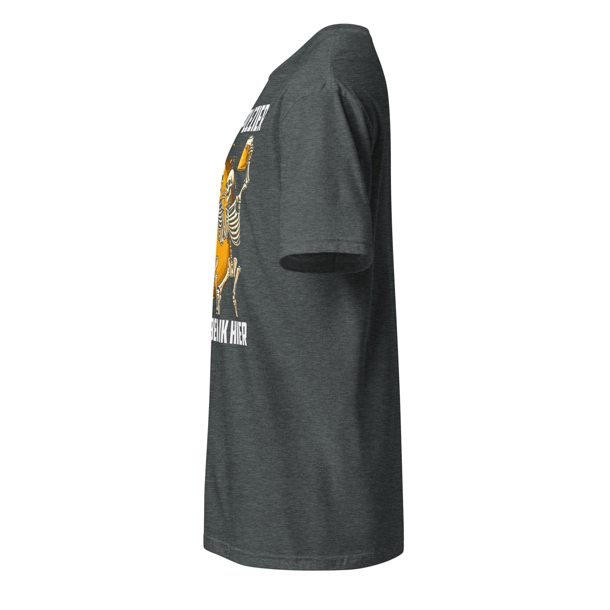 Unisex T-shirt (Bier en plezier, daarom ben ik hier)