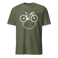 Uniseks T-shirt met korte mouw (Wielrenners)
