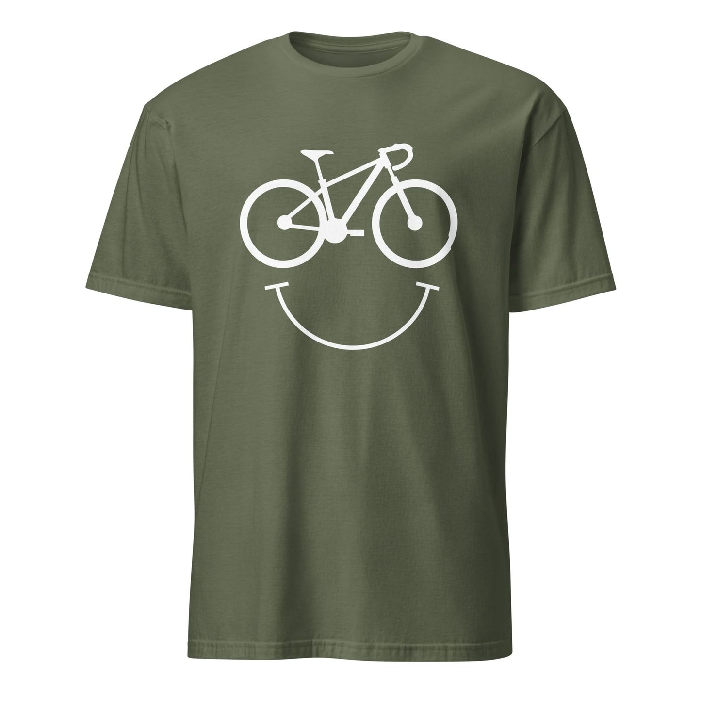 Uniseks T-shirt met korte mouw (Wielrenners)