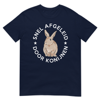 Unisex T-shirt ( snel afgeleid door konijnen)