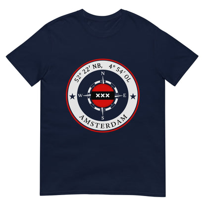 Unisex T-shirt (Amsterdam Compass)