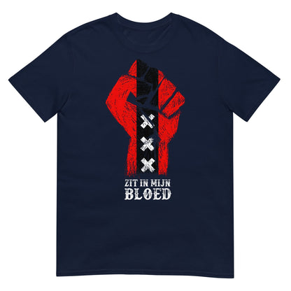 Unisex T-shirt (Amsterdam Zit in Mijn Bloed)