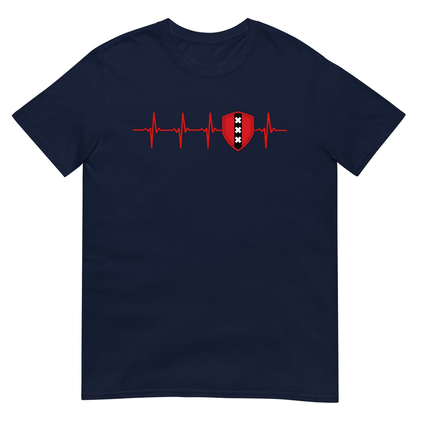 Unisex T-shirt (Amsterdam Heartbeat Shield)