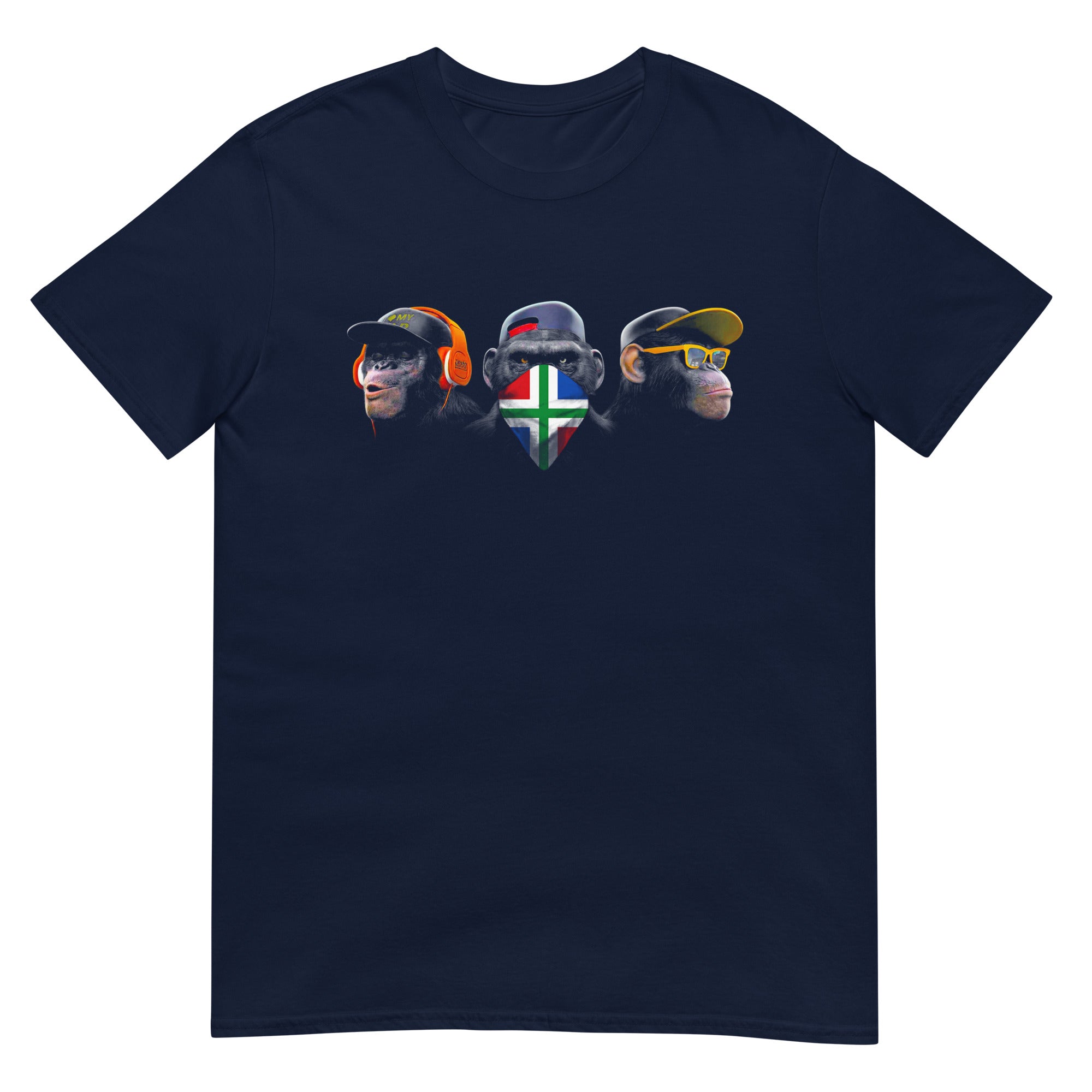 Unisex T-shirt (Groningen Flag Horen Zien en Zwijgen)