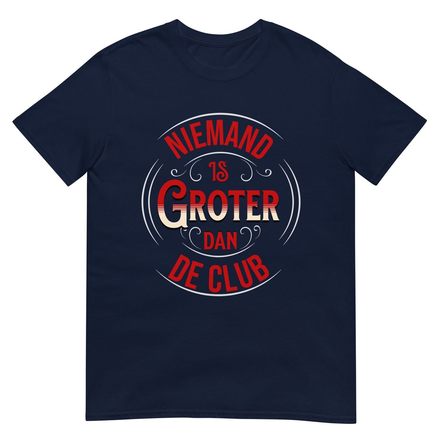 Unisex T-shirt (Rotterdam Niemand is groter dan de Club)