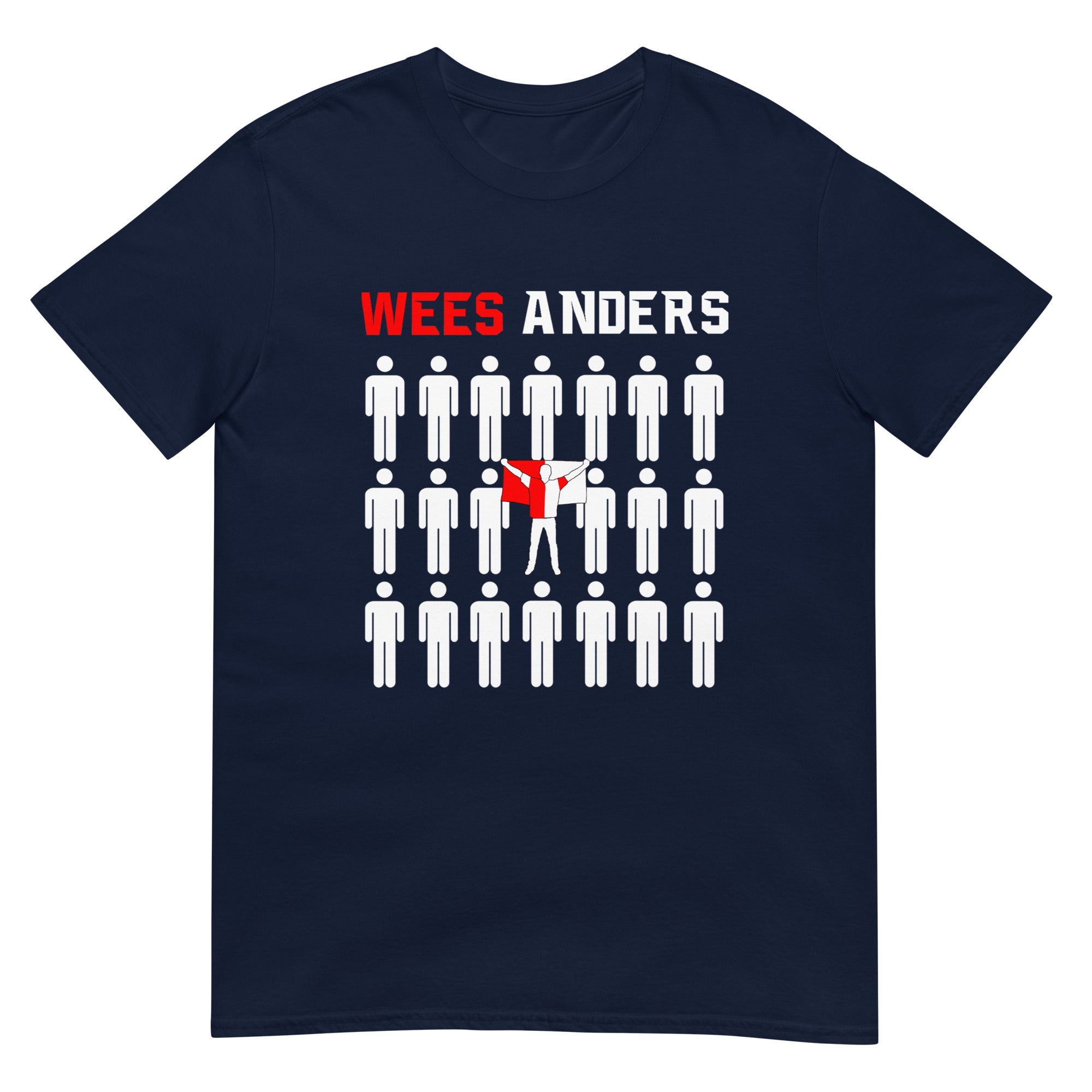 Unisex T-shirt  (Wees anders) 010