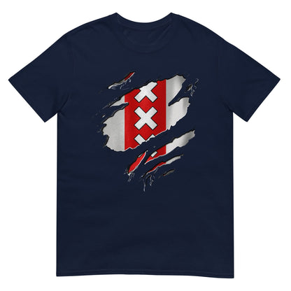 Unisex T-shirt (Ajacied flag) Amsterdam