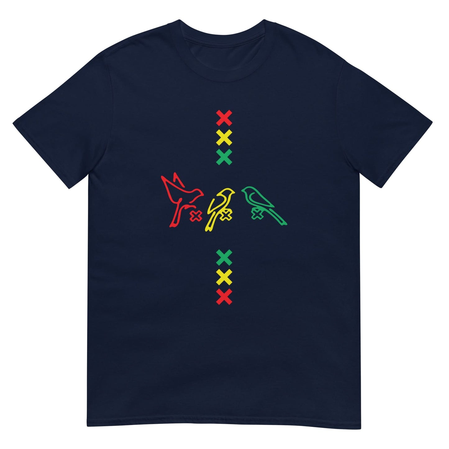 Unisex T-shirt (Drie kleine vogels) Amsterdam
