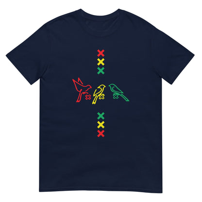 Unisex T-shirt (Drie kleine vogels) Amsterdam