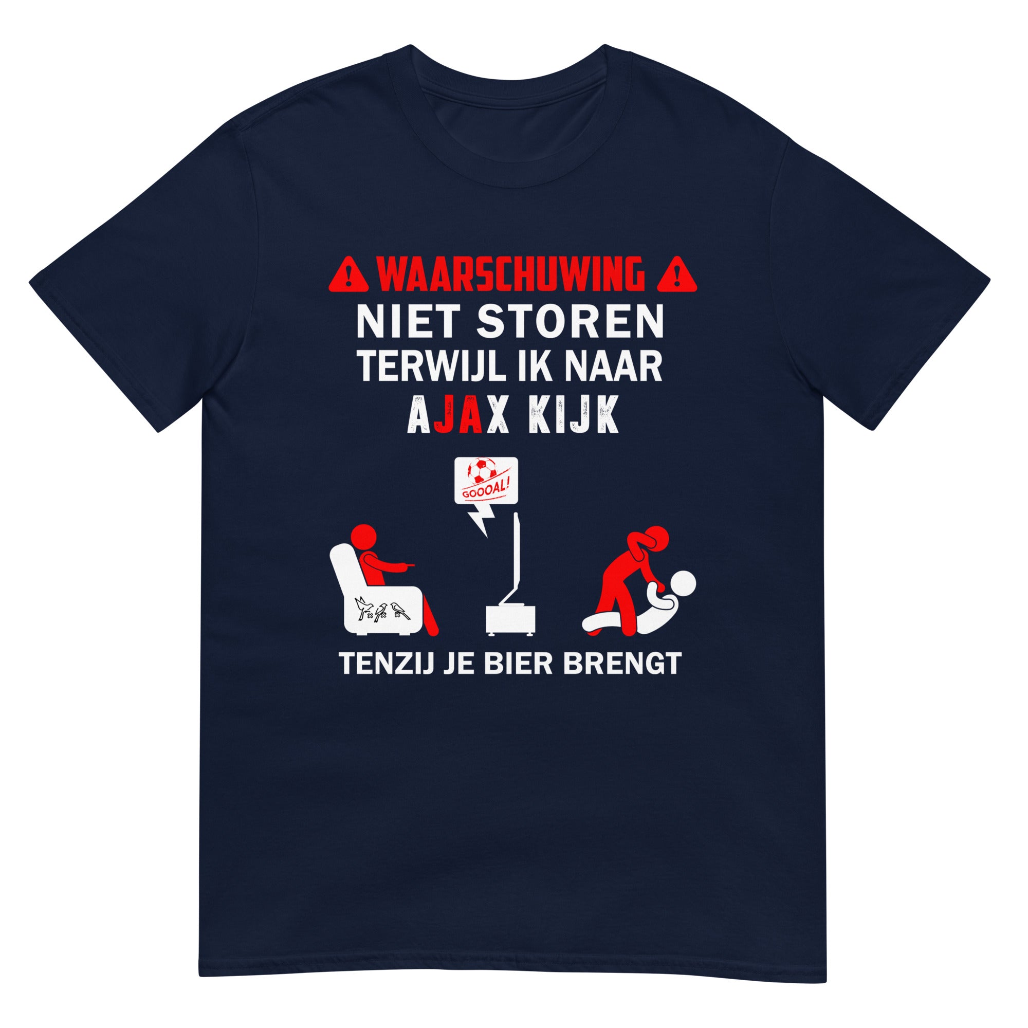 Unisex T-shirt (Niet Storen Terwijl Ik Naar Ajax kijk) Amsterdam