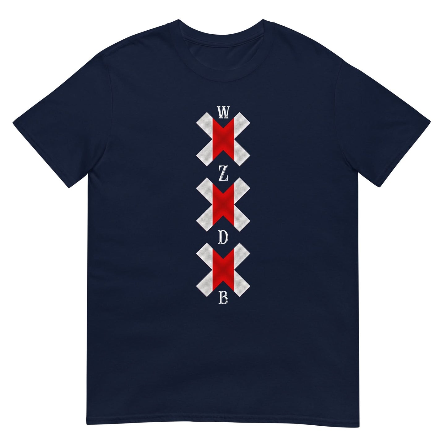 Unisex T-shirt (Ajacied-vlag WZDB) Amsterdam