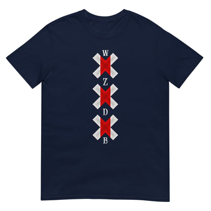 Unisex T-shirt (Ajacied-vlag WZDB) Amsterdam