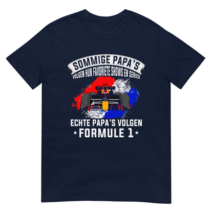 Unisex T-shirt (Echte Papa's volgen formula 1)