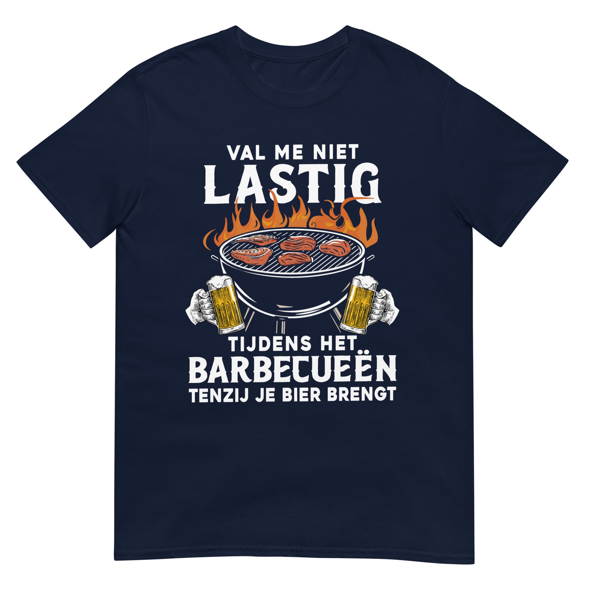 Unisex T-shirt (Barbecue en Bier)