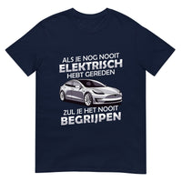 Unisex T-shirt (Elektrisch Auto)
