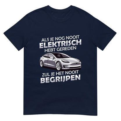 Unisex T-shirt (Elektrisch Auto)