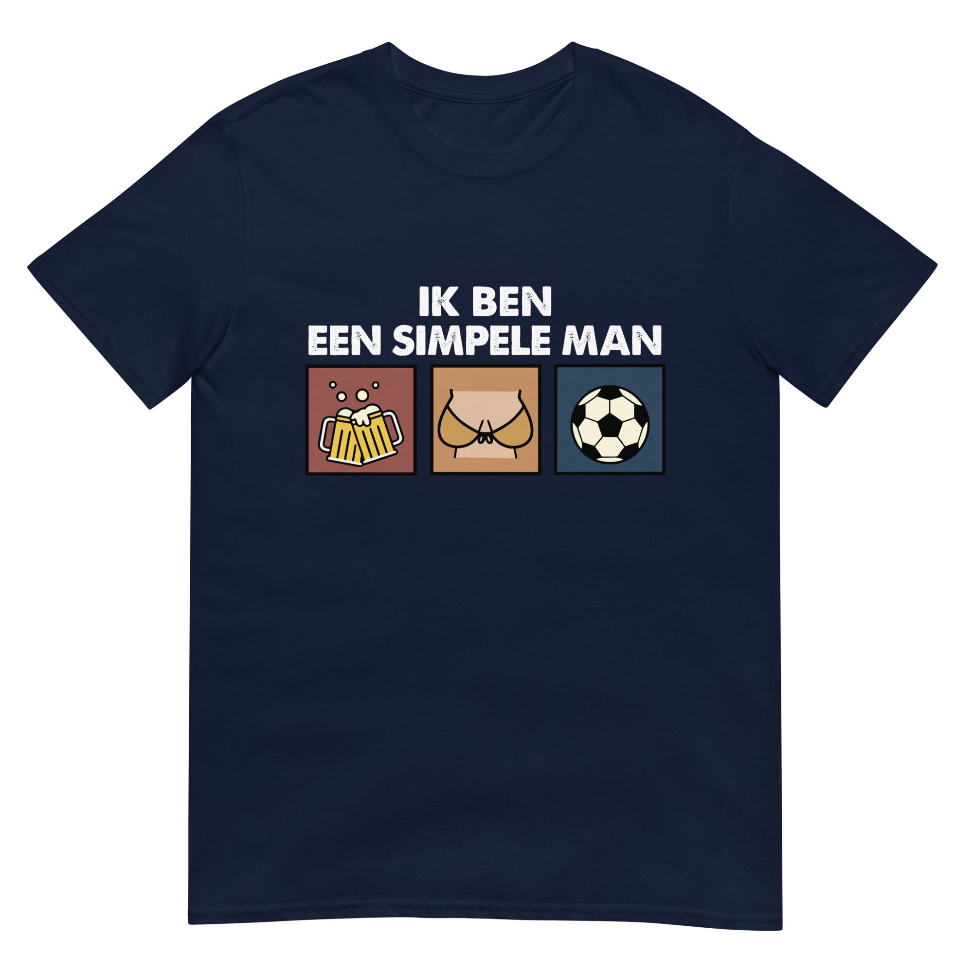 Unisex T-shirt (Bier Tieten Voetbal)