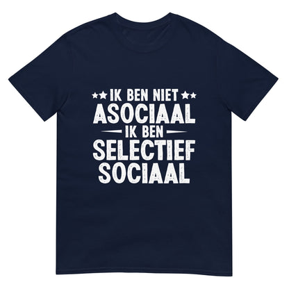 Unisex T-shirt (Selectief Sociaal)