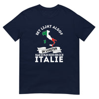 Unisex T-shirt (In mijn hoofd ben ik in Italie)
