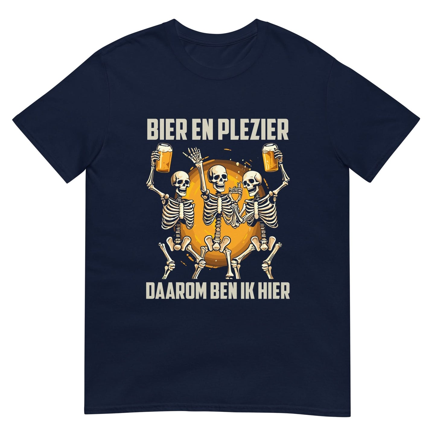 Unisex T-shirt (BIER EN PLEZIER)