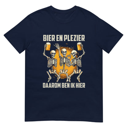 Unisex T-shirt (BIER EN PLEZIER)