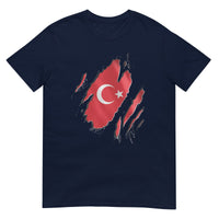 Unisex T-shirt (Gescheurde T-shirt ontwerp) Turkije