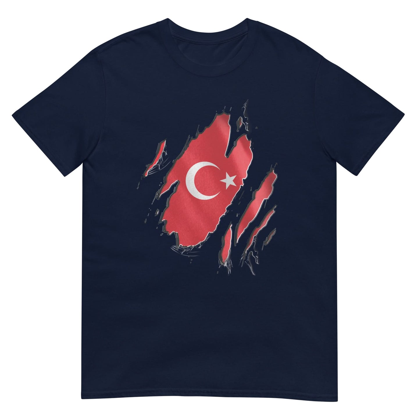 Unisex T-shirt (Gescheurde T-shirt ontwerp) Turkije