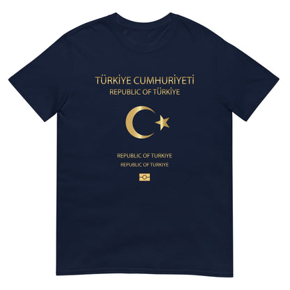 Unisex T-shirt (Turkse Paspoort) Turkije