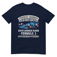 Unisex T-shirt (Echte mannen kijken formule 1)