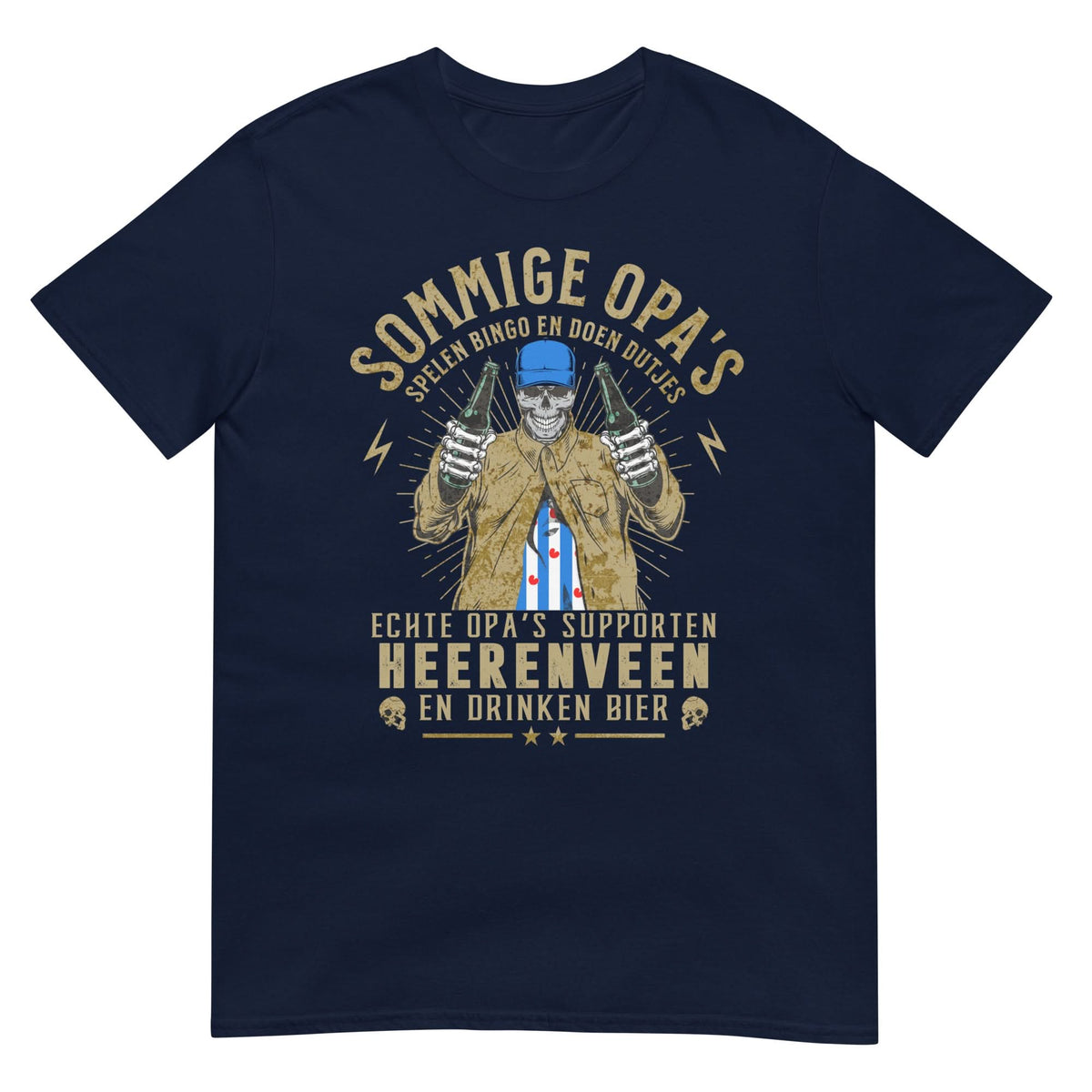 Unisex T-shirt (Echte opa's supporten heerenveen)
