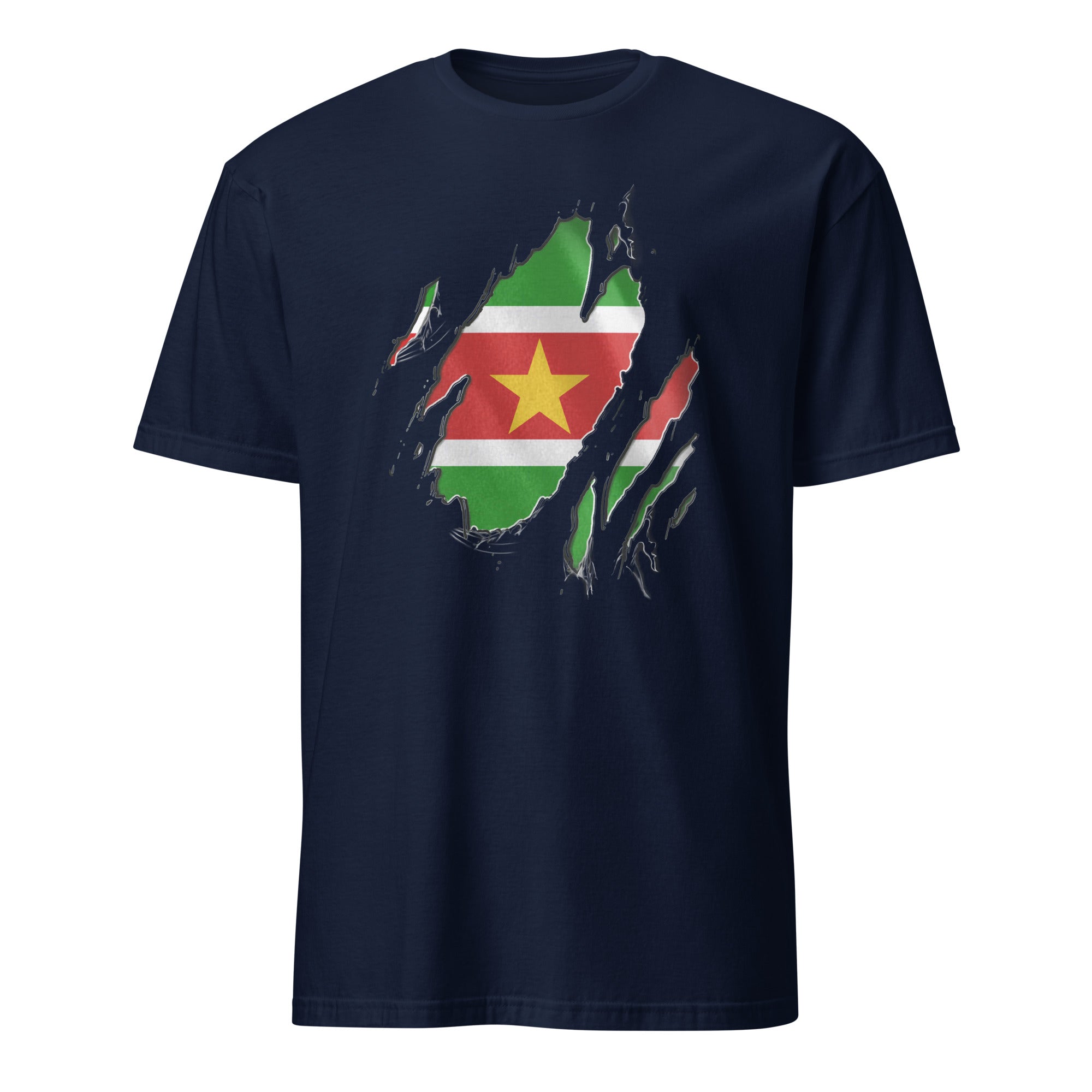 Unisex T-shirt (Suriname, gescheurd shirt ontwerp)