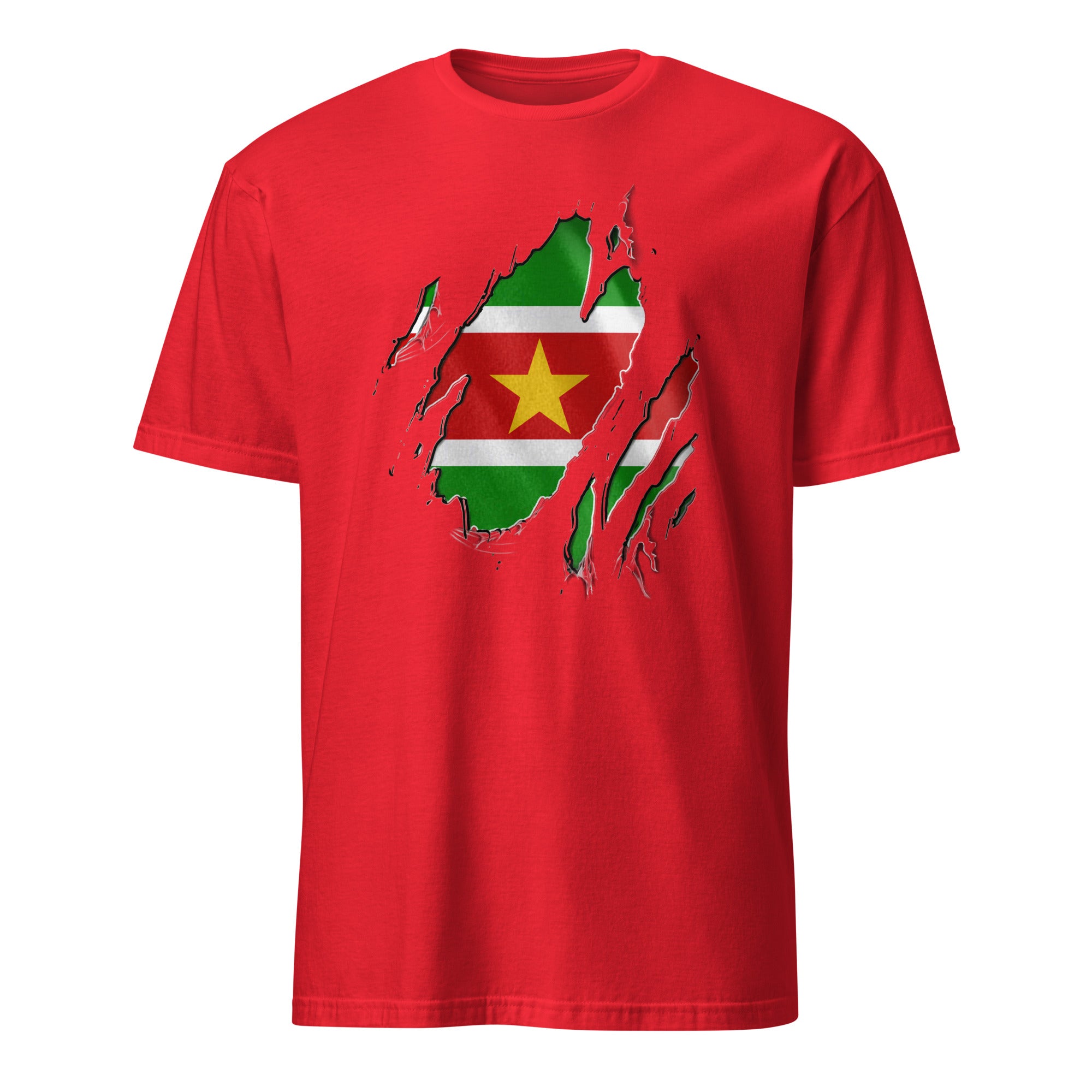 Unisex T-shirt (Suriname, gescheurd shirt ontwerp)