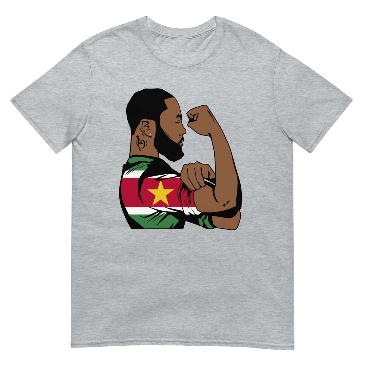 Unisex T-shirt (strongman - Suriname)