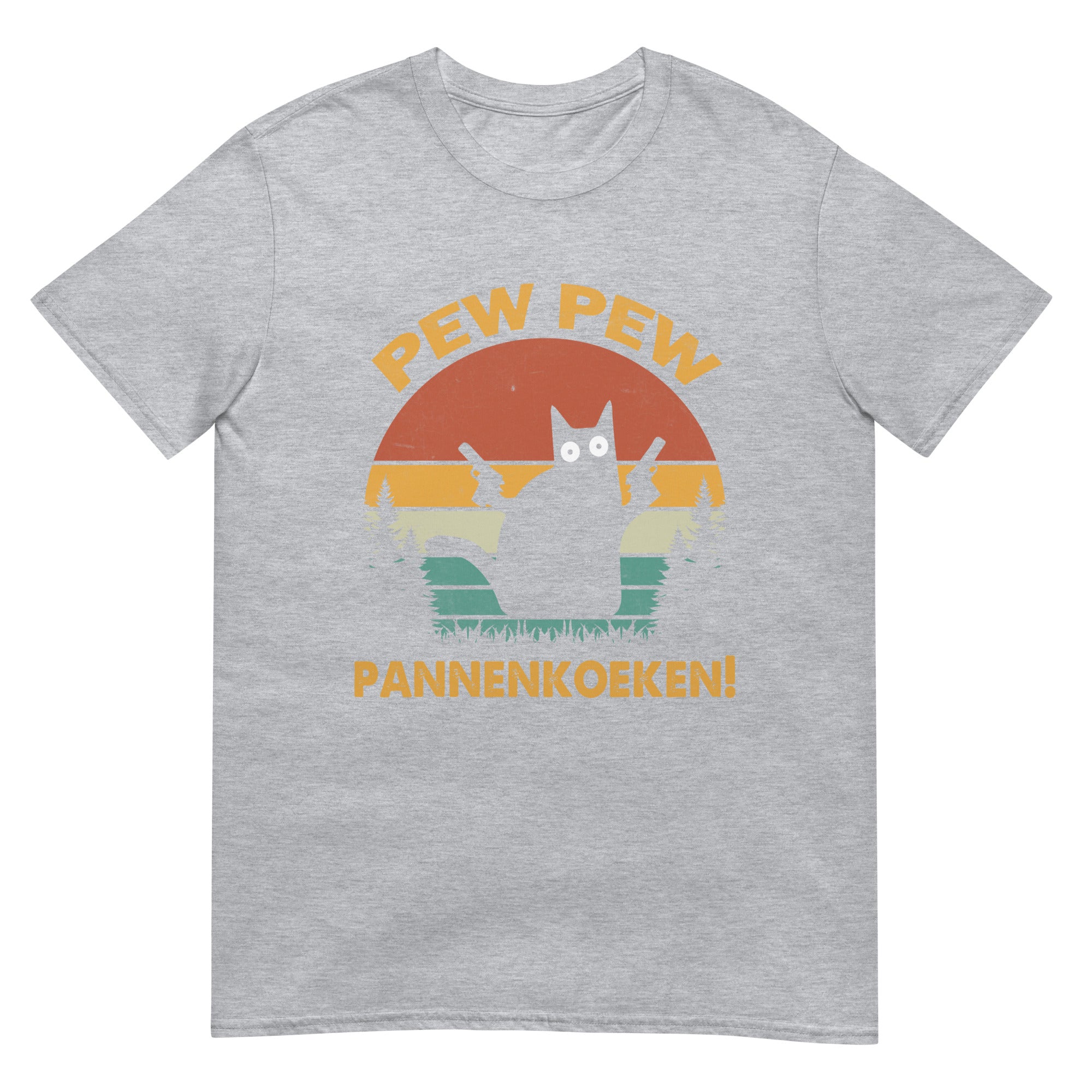 Unisex T-shirt (Pew pew pannenkoeken!)