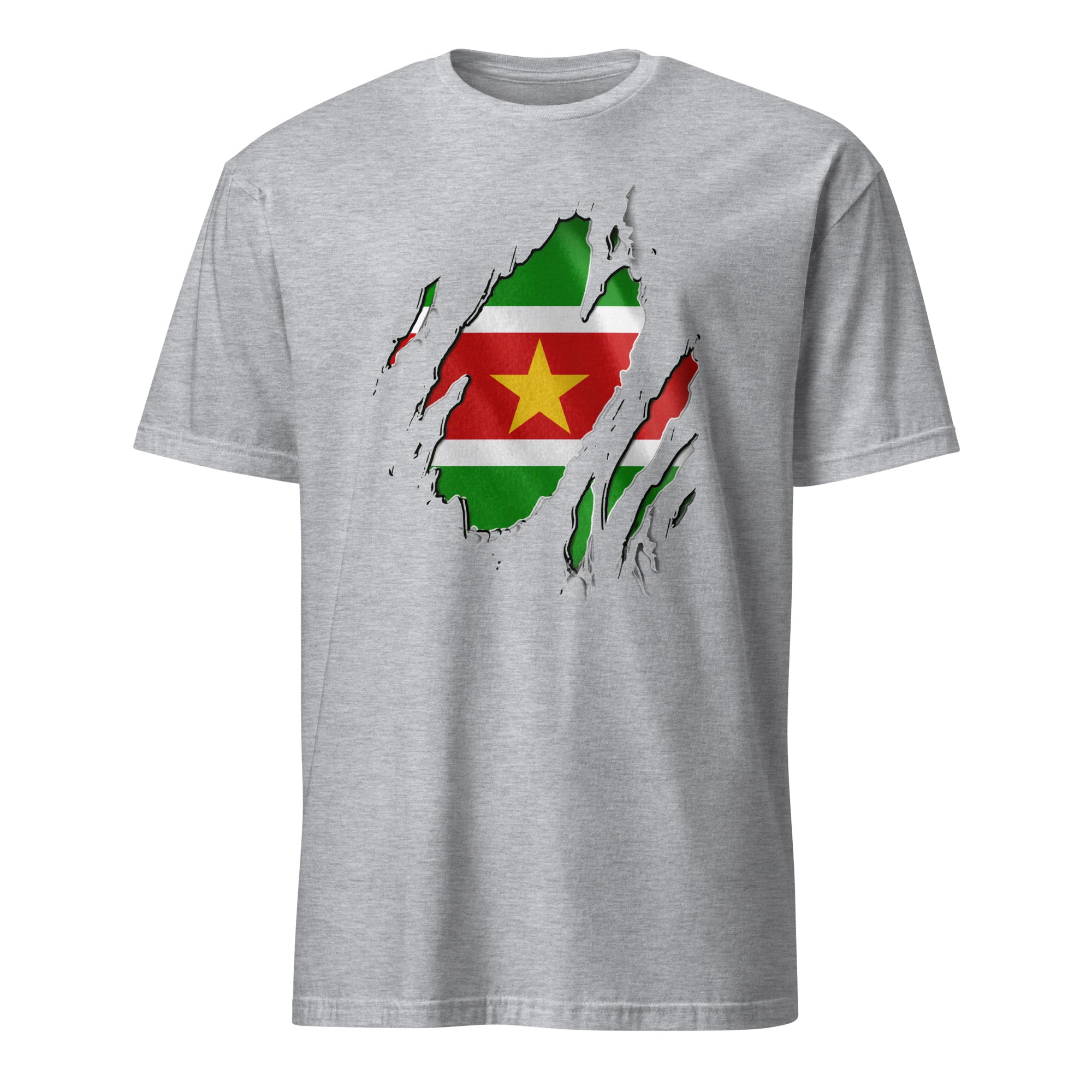 Unisex T-shirt (Suriname, gescheurd shirt ontwerp)