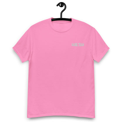 Geborduurde Classic unisex T-shirt (Hawk Tuah 2024)