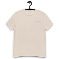 Geborduurde Classic unisex T-shirt (Hawk Tuah 2024)