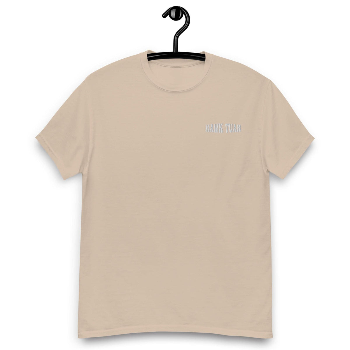 Geborduurde Classic unisex T-shirt (Hawk Tuah 2024)