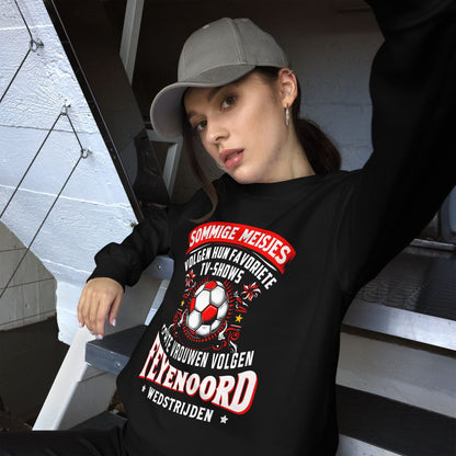 Unisex Trui (Echte vrouwen volgen Feyenoord wedstrijden)