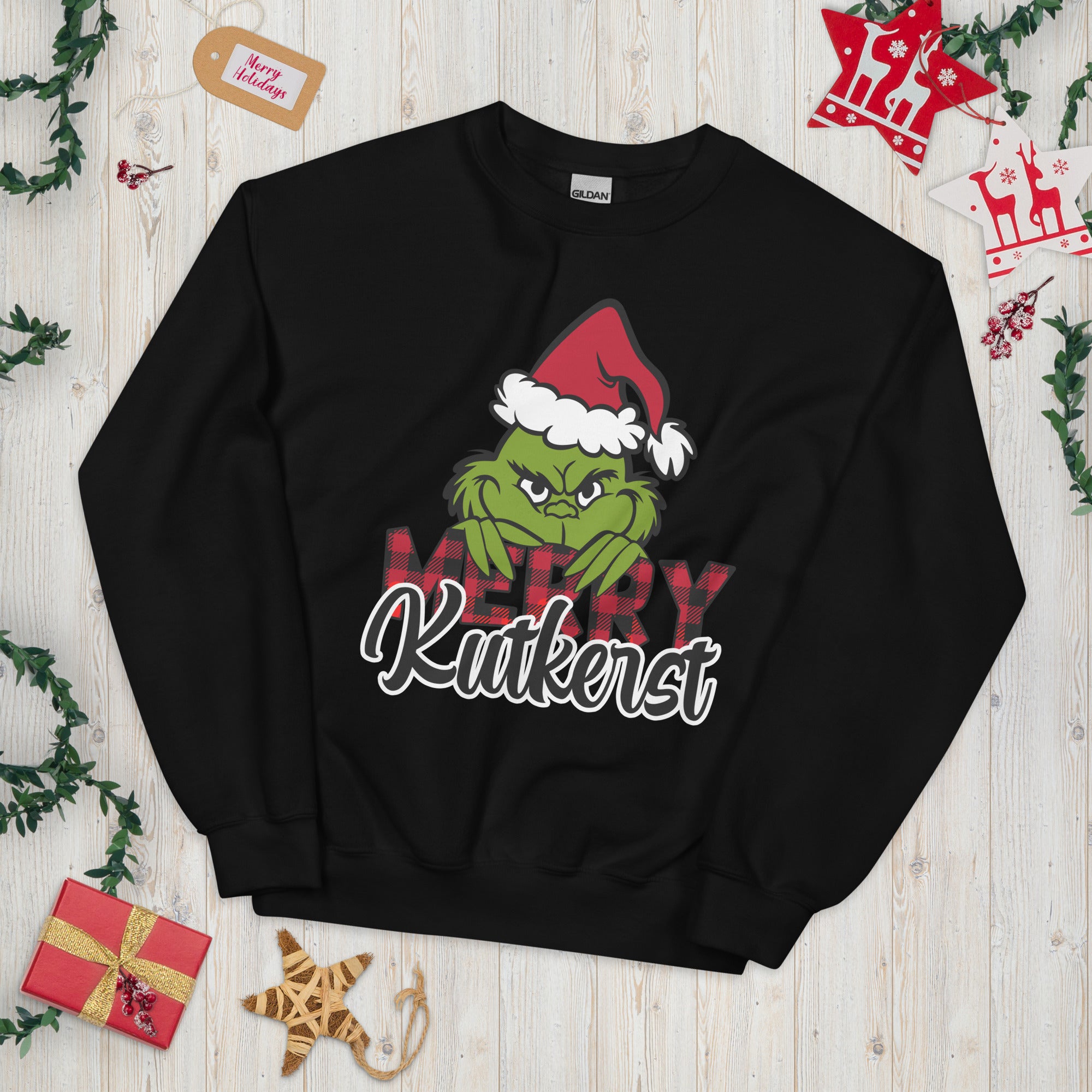 Unisex sweatshirt (Merry kutkerst) kersttrui