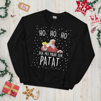 Unisex sweatshirt (Ho ho ho doe mij maar een patat)