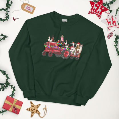 Unisex kersttrui (boederij)