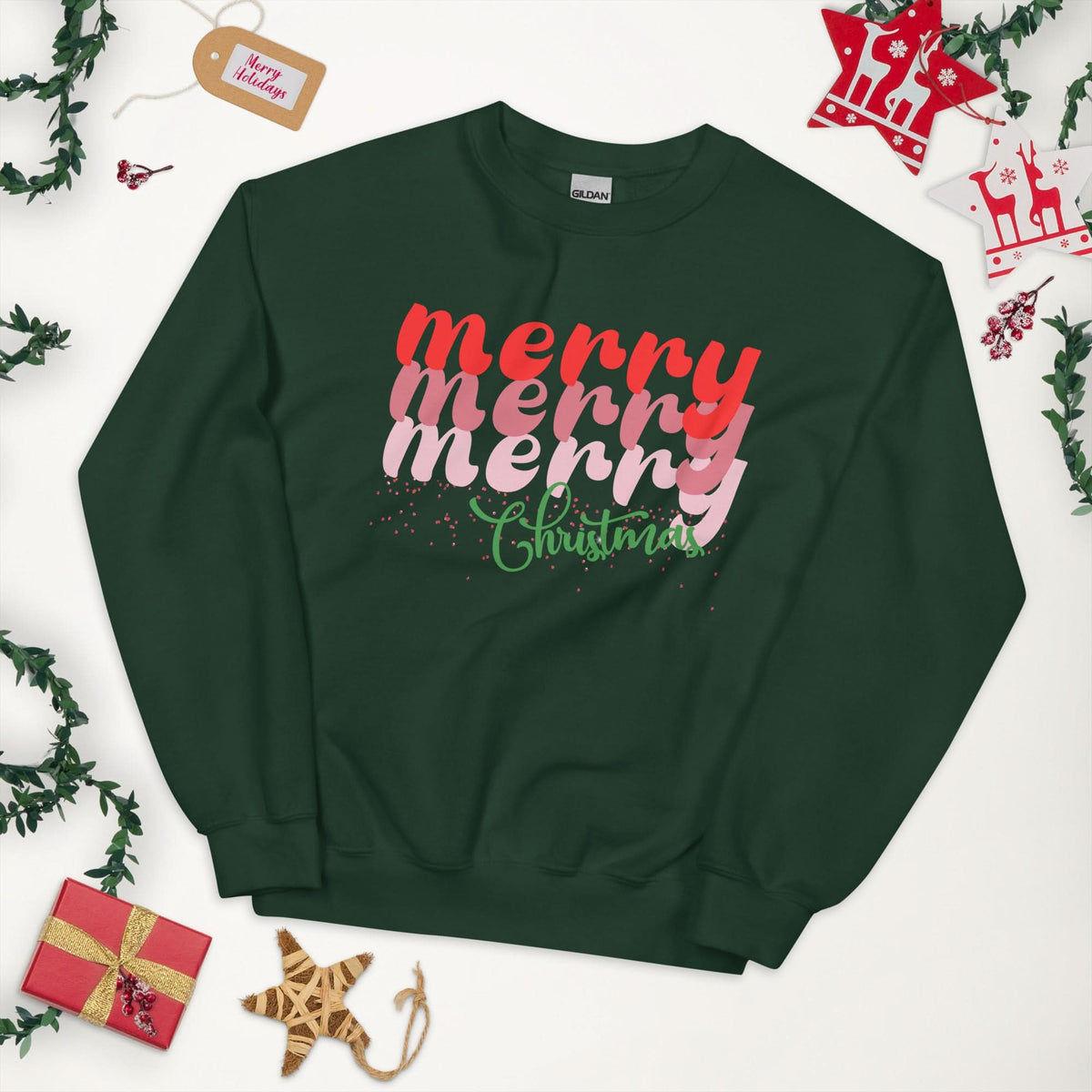 Unisex kertsttrui (MERRY XMAS)