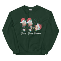 Unisex Kersttrui ( kerst - drink dronk dronken)