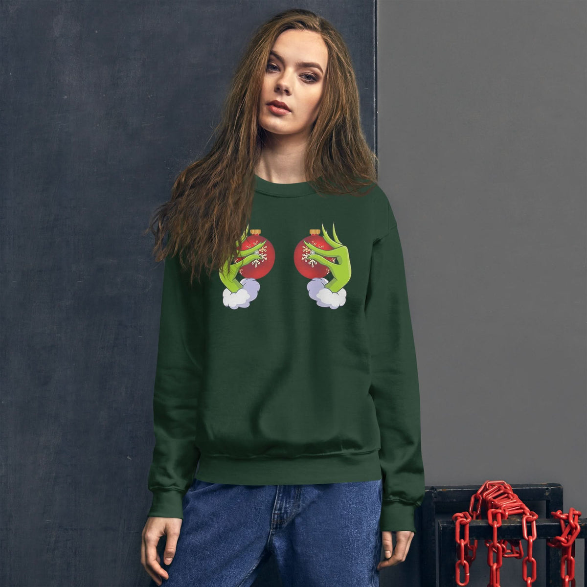 Unisex Kersttrui voor de dames
