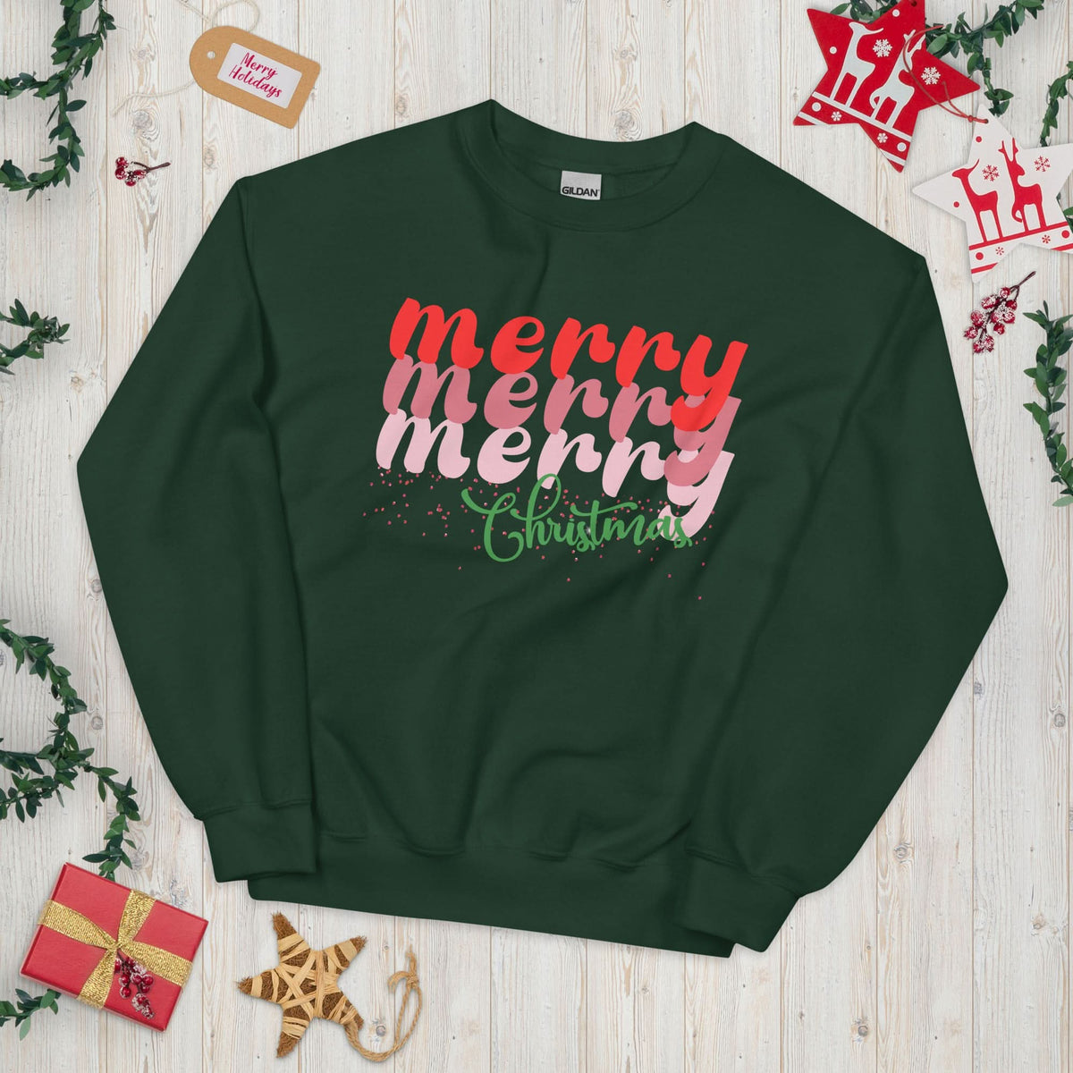 Unisex kertsttrui (MERRY XMAS)