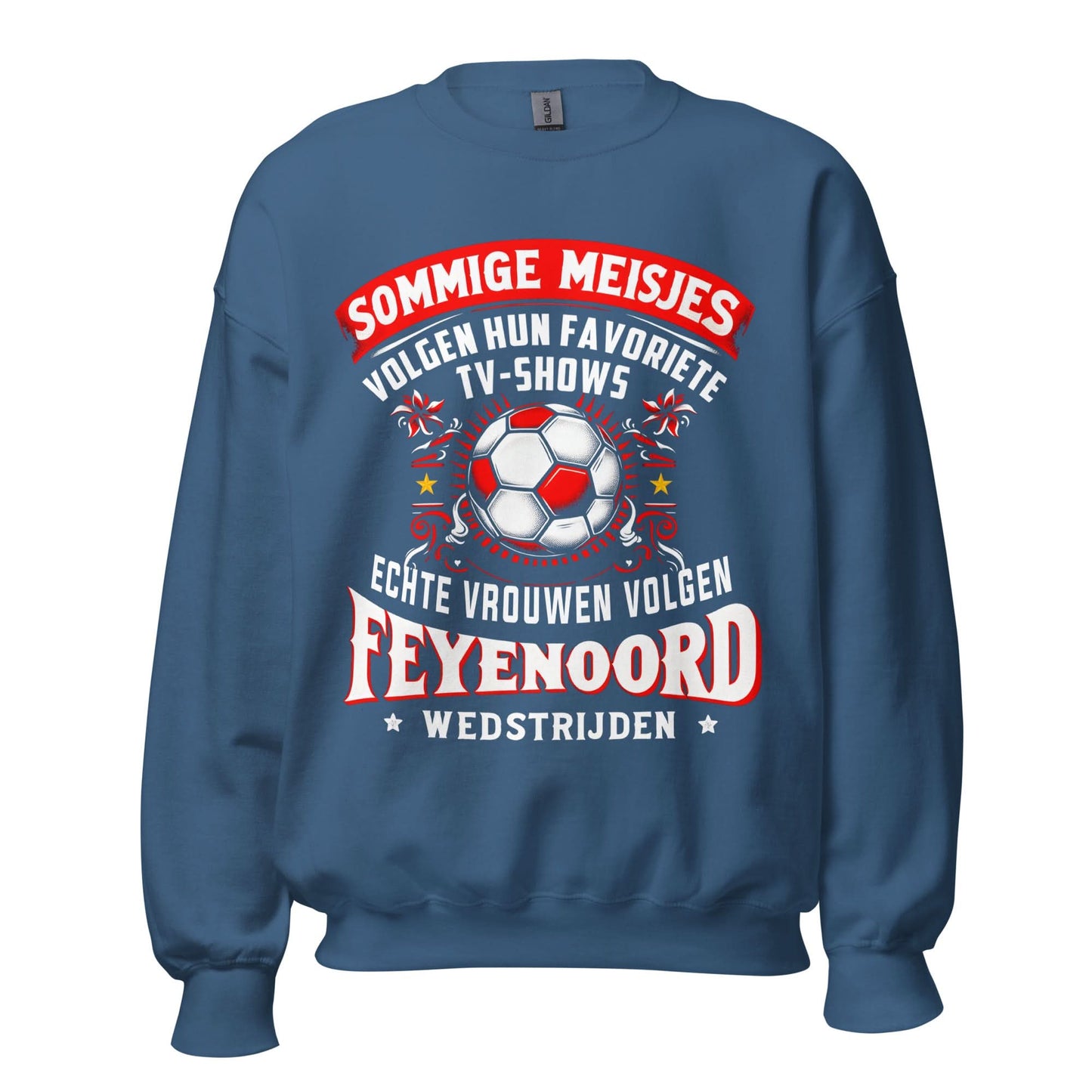 Unisex Trui (Echte vrouwen volgen Feyenoord wedstrijden)