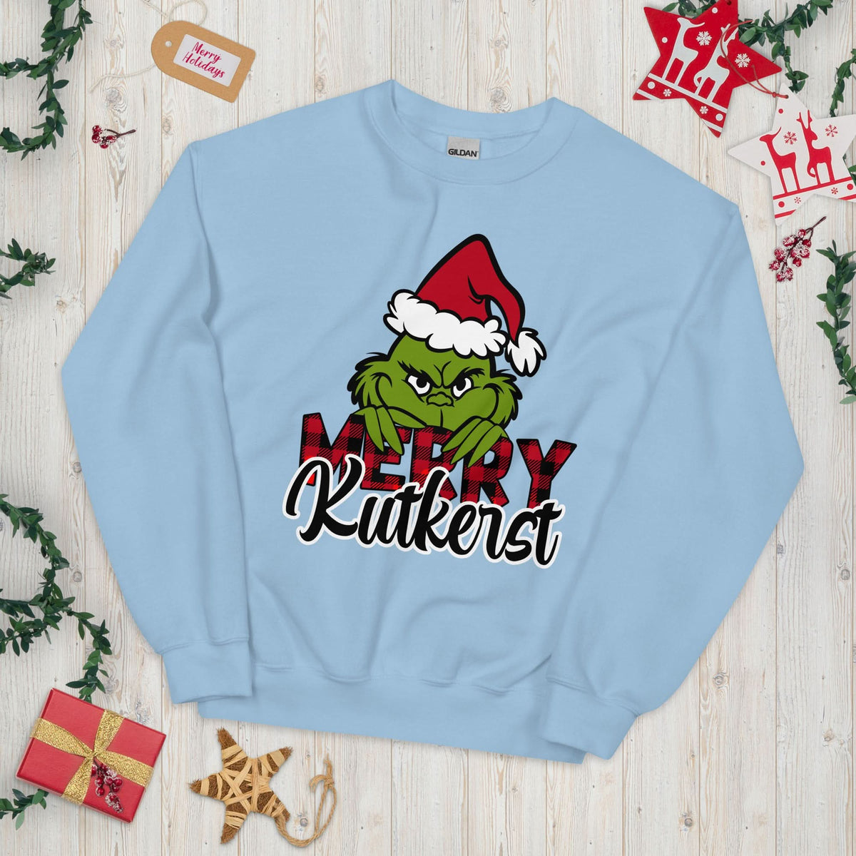 Unisex sweatshirt (Merry kutkerst) kersttrui