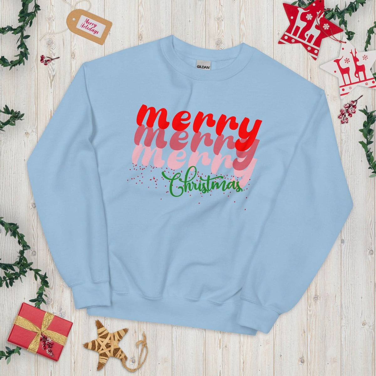 Unisex kertsttrui (MERRY XMAS)