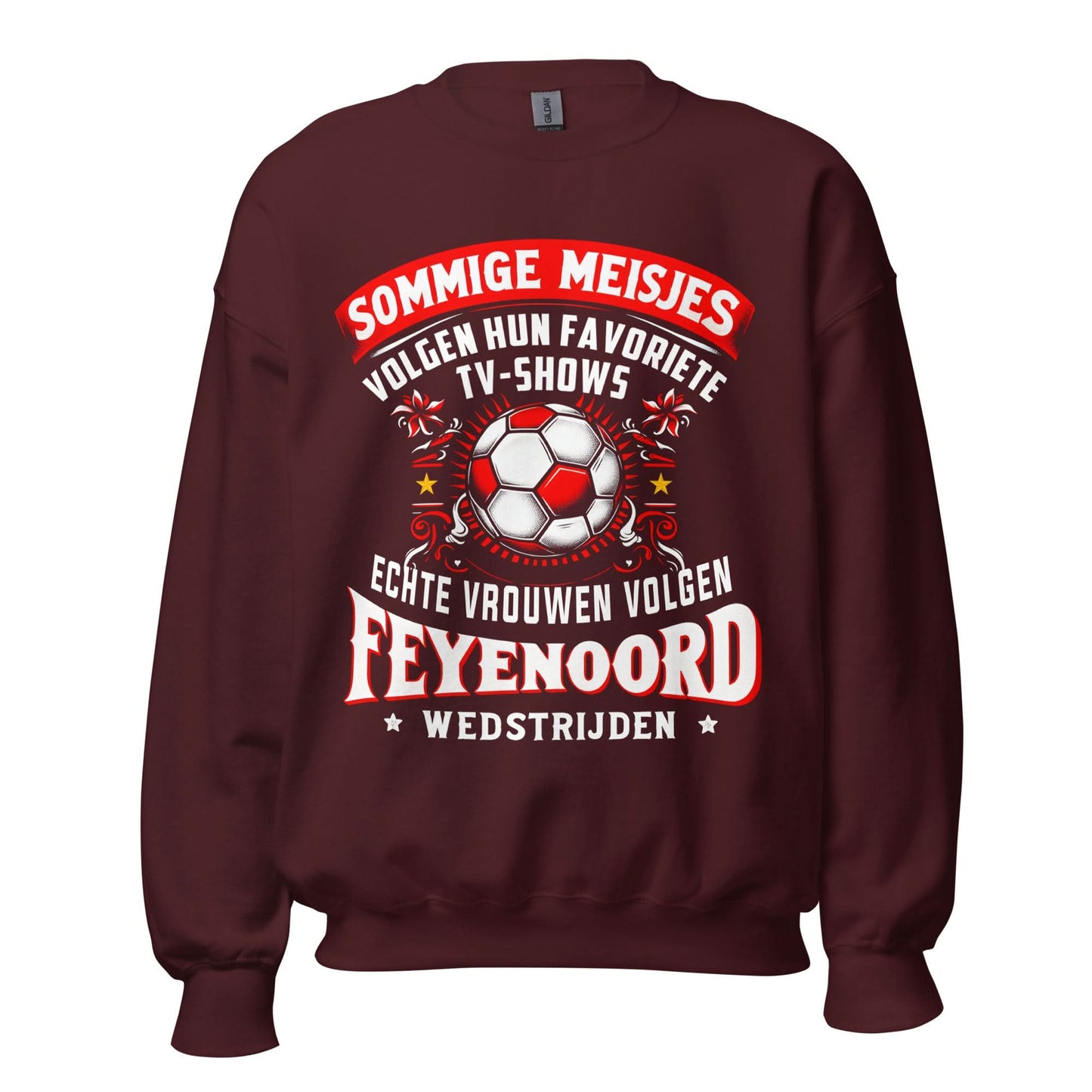 Unisex Trui (Echte vrouwen volgen Feyenoord wedstrijden)